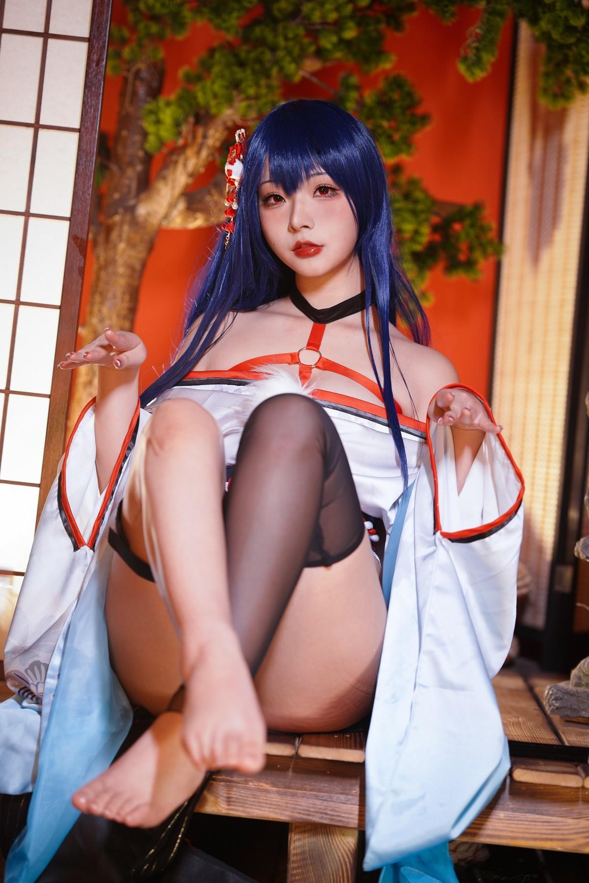 Cosplay Yuuhui玉汇 EroPhone Re 真子-和服抹油 Set.01(34)