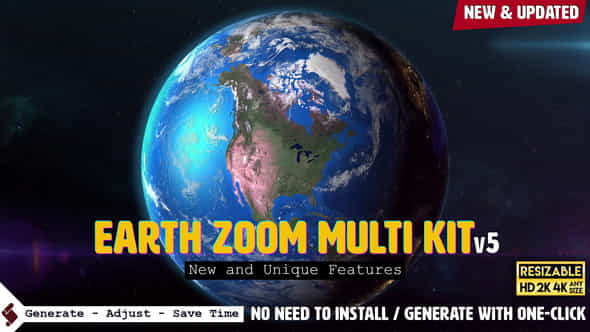 Earth Zoom Pro X - VideoHive 7962581