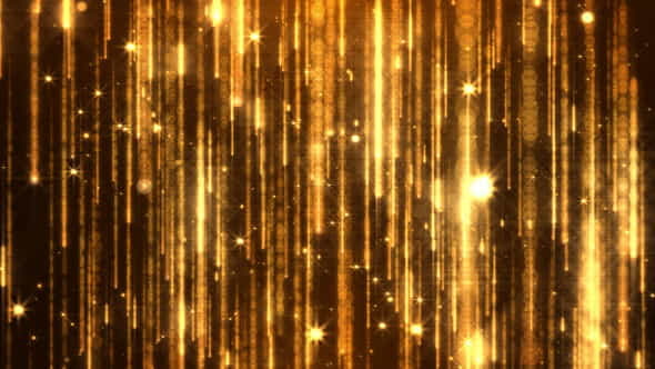 Golden Particles - VideoHive 23325275