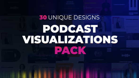 Podcast Visualizations Pack - VideoHive 27588818