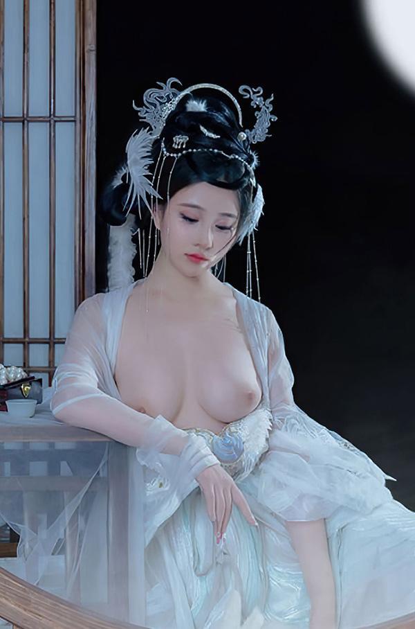 极品女神年年嫦娥仙子大白玉兔又美又仙(13)