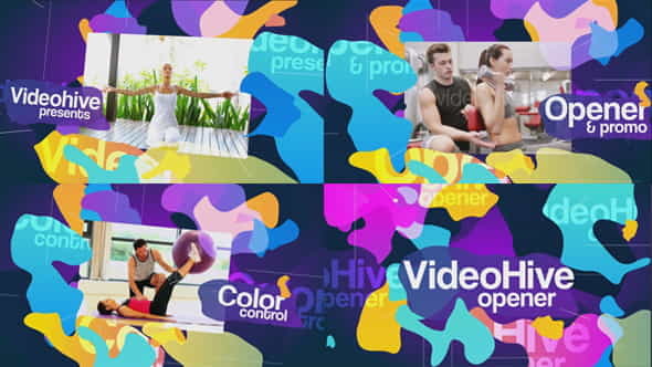 Colored Blots Opener - VideoHive 19212959