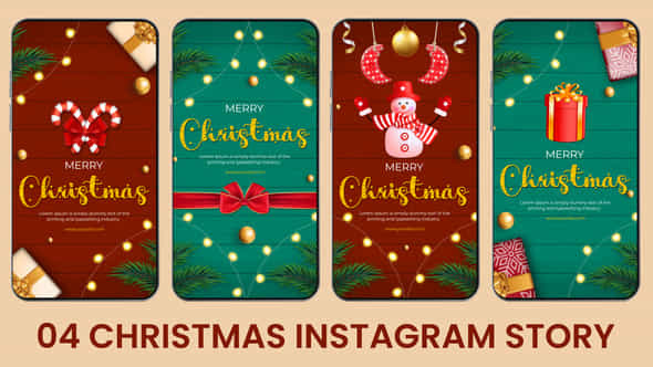 Elegant Christmas Day Instagram Story - VideoHive 55272384