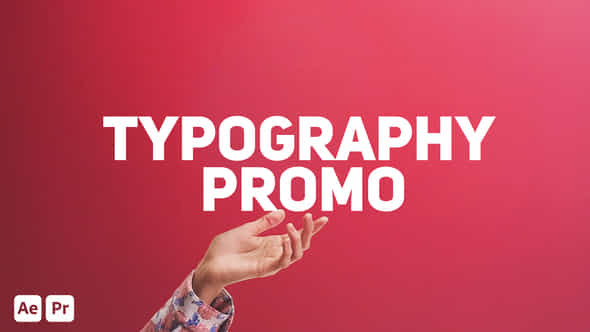 Typography Promo - VideoHive 34110769