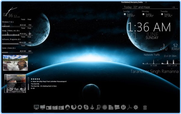 Rainmeter 4.5.27 Build 3774 BO1Df589_o