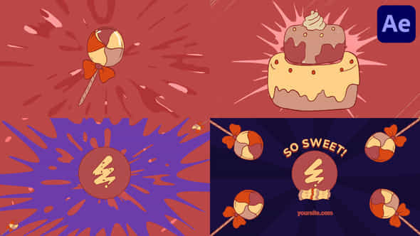 Sweet Morphing Logo For After Effects - VideoHive 55036625