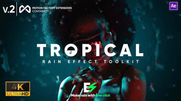 Tropical Rain Effect Toolkit - VideoHive 34228837