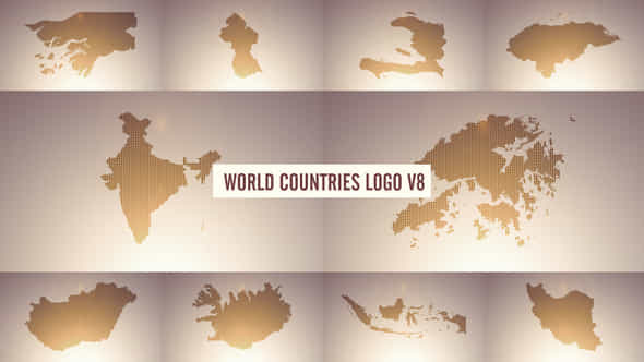World Countries Logo - VideoHive 38970851