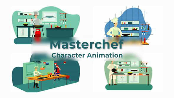 Masterchef Cooking Animation - VideoHive 38195175