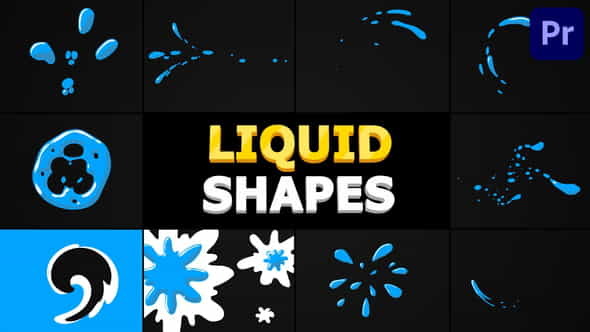 Liquid Shapes | Premiere Pro - VideoHive 32267112