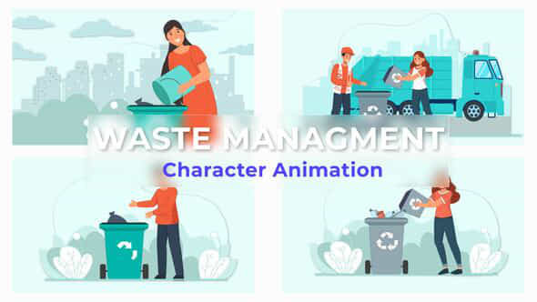 Mogrt Waste Management - VideoHive 39672515