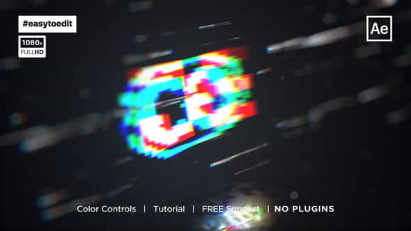 Glitch Logo - VideoHive 38077833