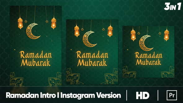 Ramadan Intro || Instagram Version| - VideoHive 36533355