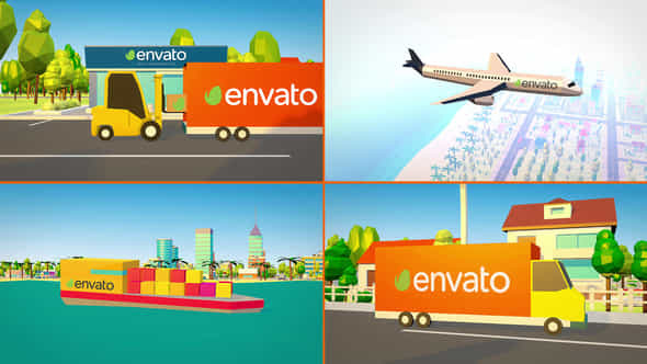 Delivery Opener - VideoHive 34593569