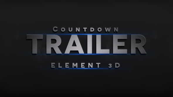 Countdown Trailer - VideoHive 32286261