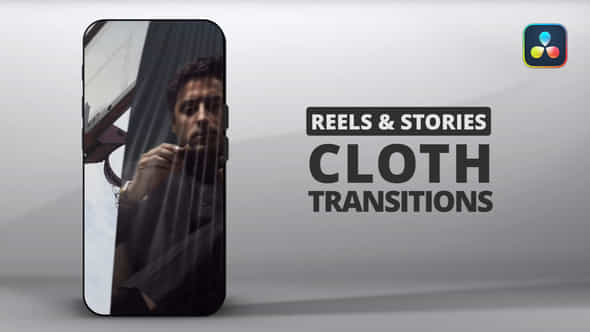 Vertical Cloth Transitions For Davinci Resolve - VideoHive 49874077