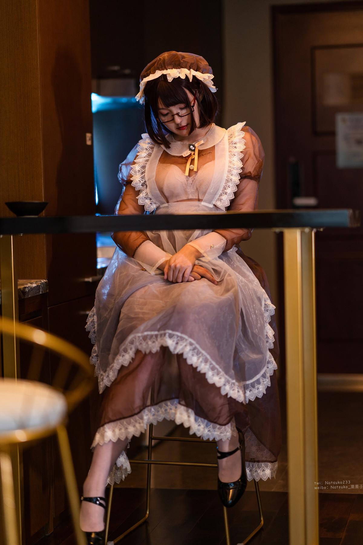 Cosplay Natsuko夏夏子 透明女仆 Transparent Maid(5)