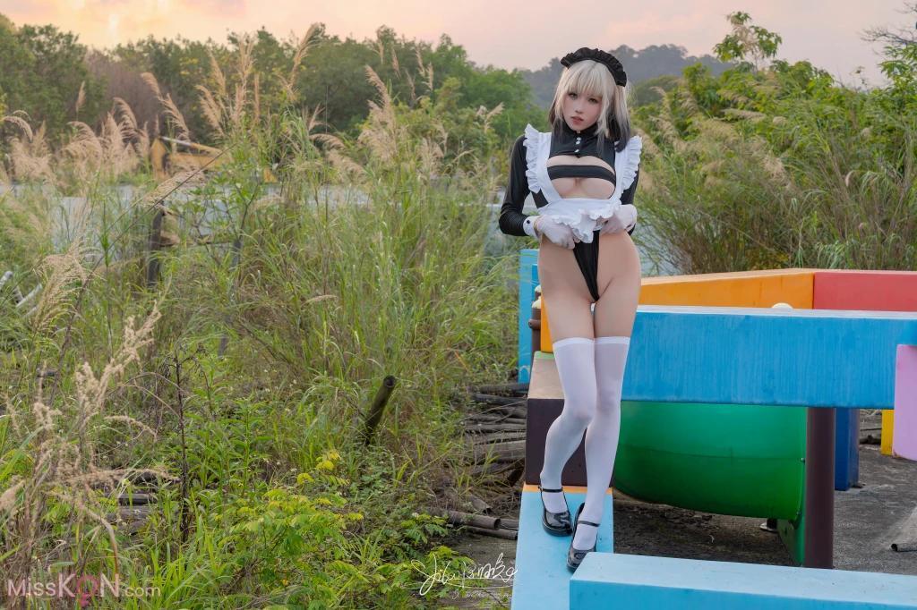Coser@黏黏团子兔: 10月作品 战斗女仆 动感光波 (77 photos )(60)