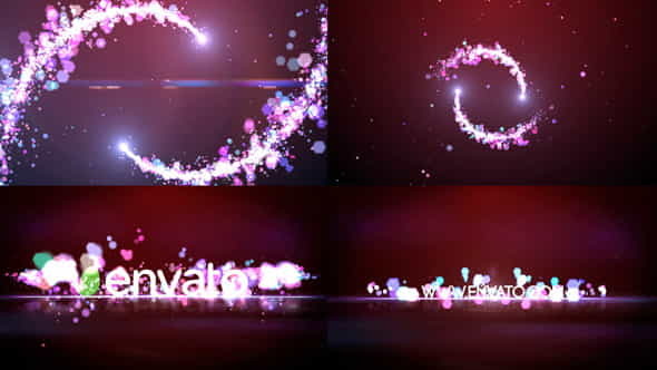 Colorful Particles Logo - VideoHive 10526454