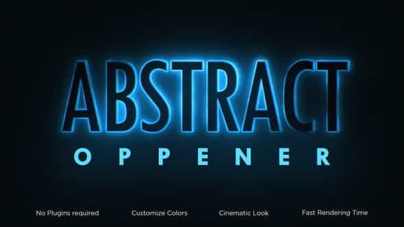 Abstract Classic Opener - VideoHive 34093112