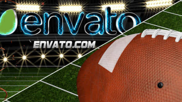 American Football Ball - VideoHive 18090125