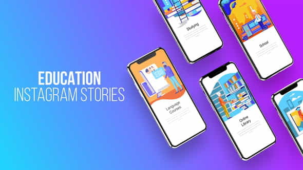 Instagram Stories About Education - VideoHive 23797911