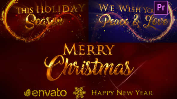 Christmas Titles - VideoHive 34618885