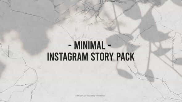 Minimal - Instagram Story Pack - VideoHive 23954792