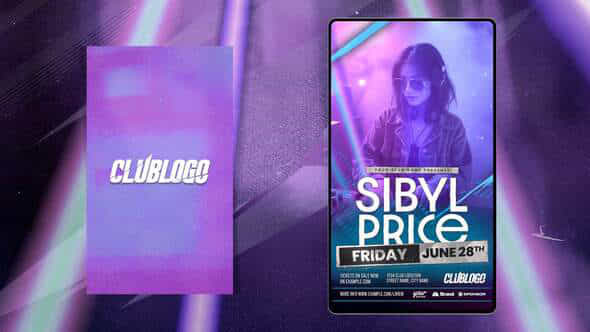 Animated Nightclub Flyer Template - VideoHive 59318830