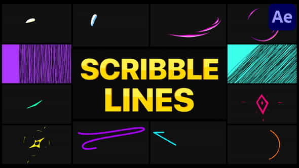 Scribble Lines | After Effects - VideoHive 35993868