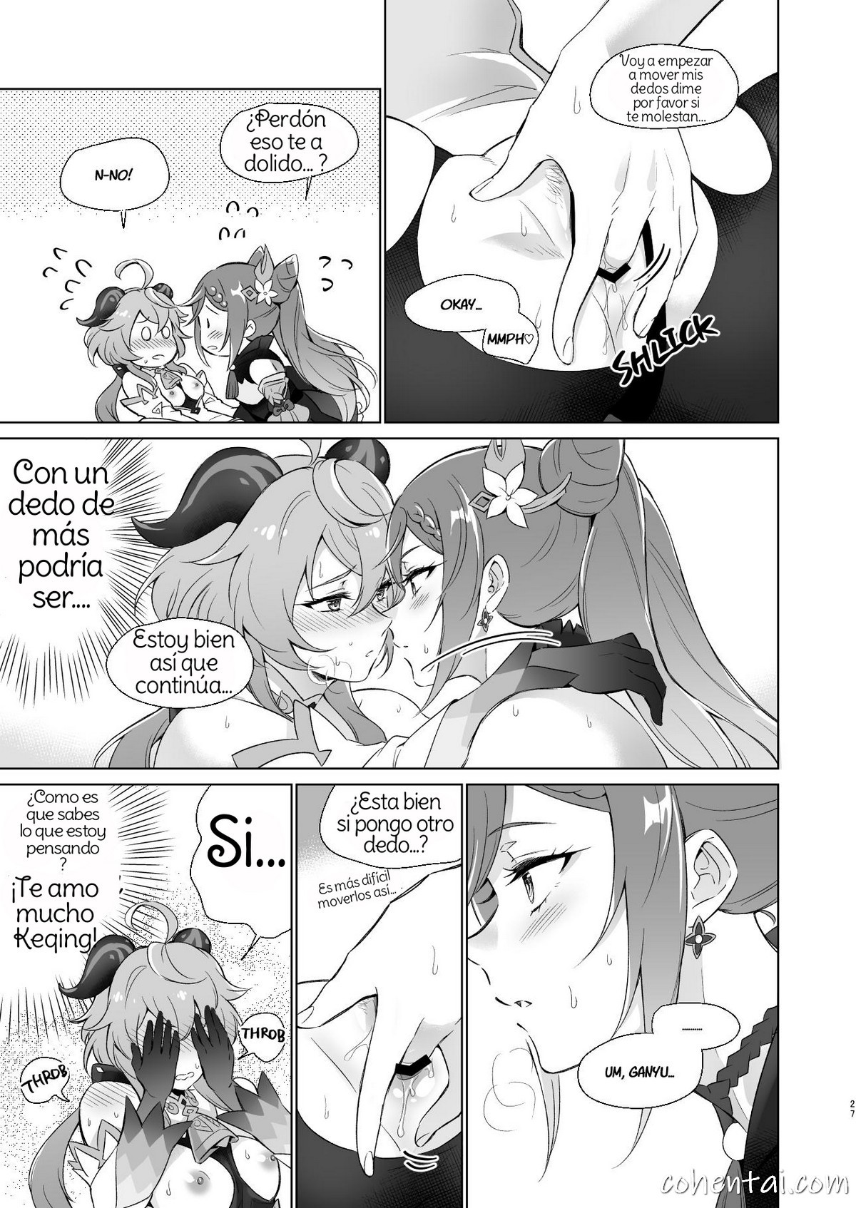 Ganyu to Ecchi ga Shitai! (Genshin Impact) manga hentai xxx español