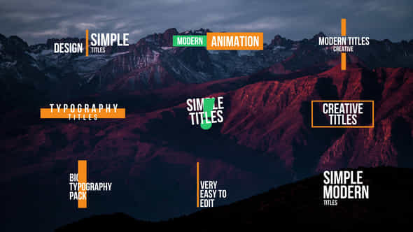 Simple Titles 2.0 - VideoHive 43897248