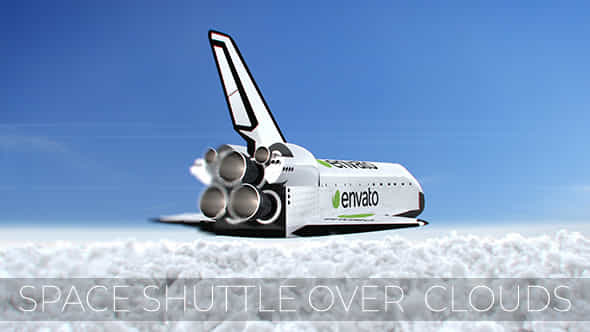 Space Shuttle over - VideoHive 20968325