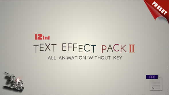 Text FX Pack - VideoHive 3480200