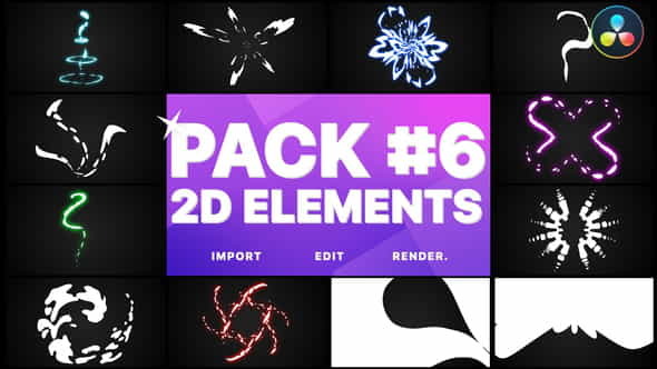 Elements Pack 06 | DaVinci - VideoHive 32858388