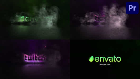 Smoke Shining Logo - VideoHive 37895893