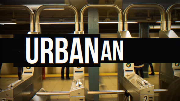 Urban Intro - VideoHive 21163852