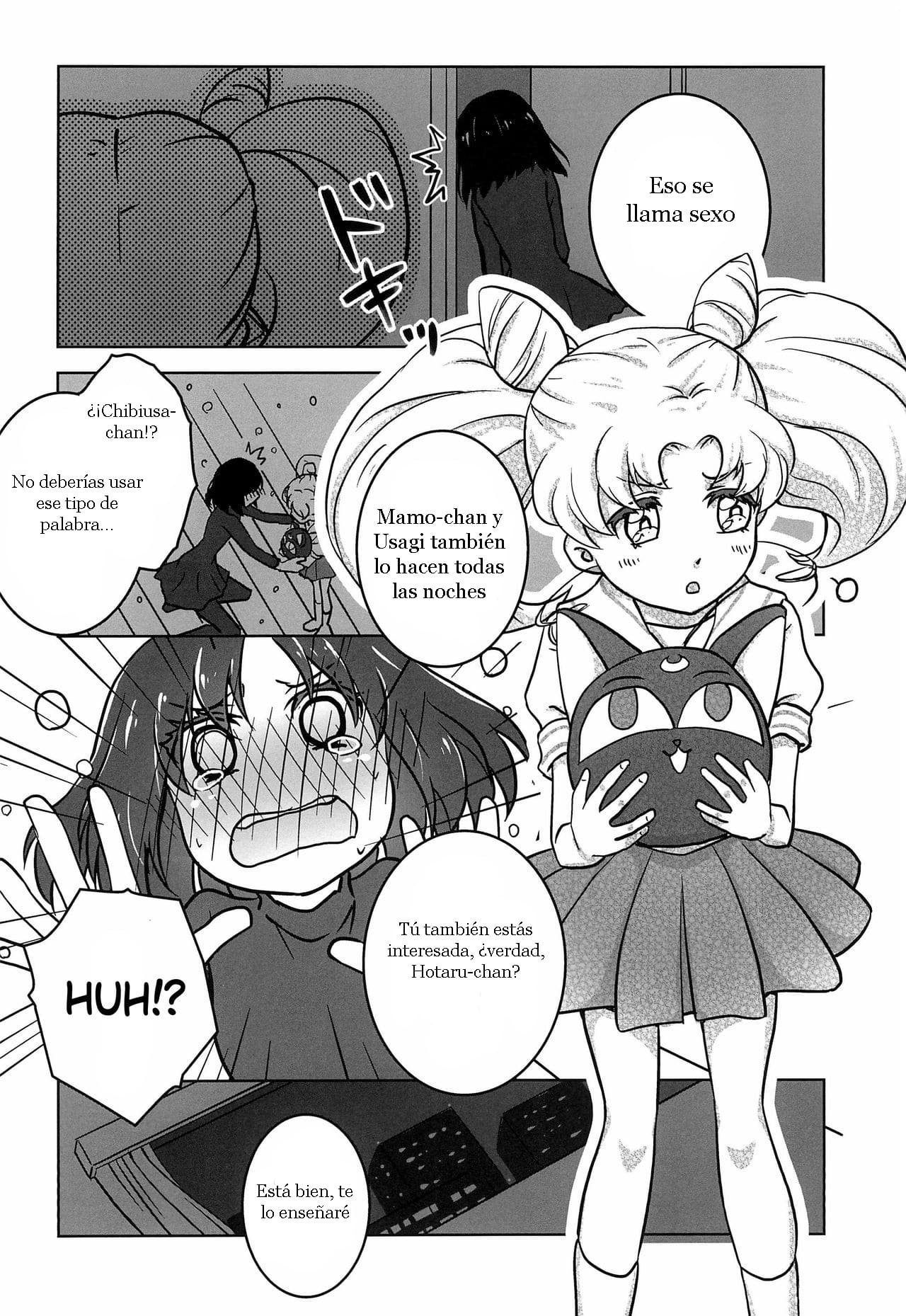 Hotaru to Chibiusa no Hajimete no Naisho - 3