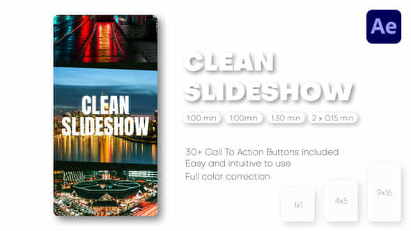 Clean Slideshow - - VideoHive 40470203