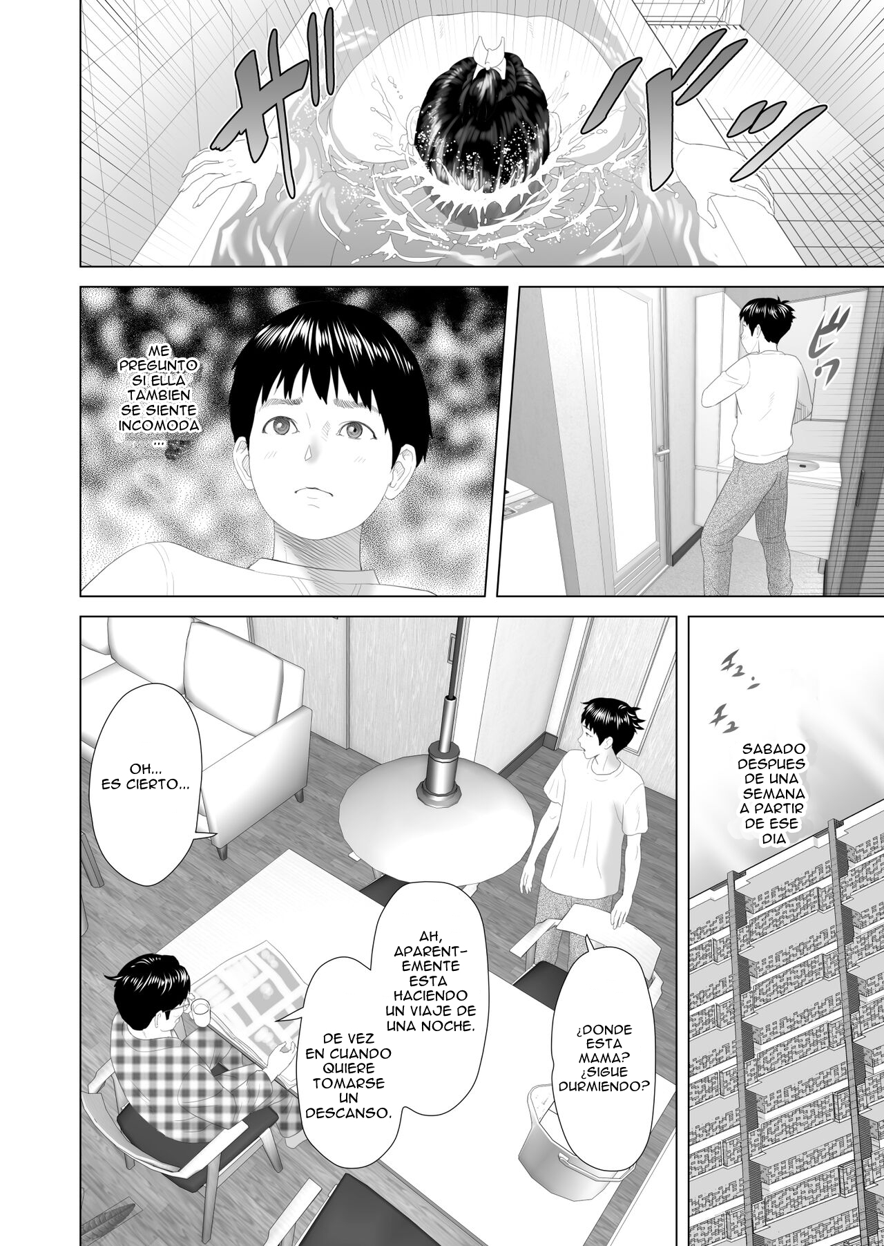 [Hy-dou (Hyji)] Kinjo Yuuwaku Boku ga Okaa-san to Konna Koto ni Nacchau Hanashi 3 - Neiri Hen  La Historia de Como Acabe Asi Con Mi Madre [Spanish]