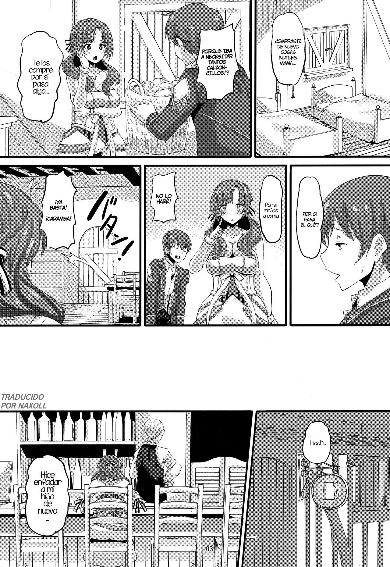 (C96) [AMP (Norakuro Nero)] Musuko to Onaji Toshigoro no Otoko ni Otosareru Okaa-san wa Suki desu ka (Tsujou Kougeki ga Zentai Kougeki de 2-kai Kougeki no Okaasan wa Suki desu ka) [Spani