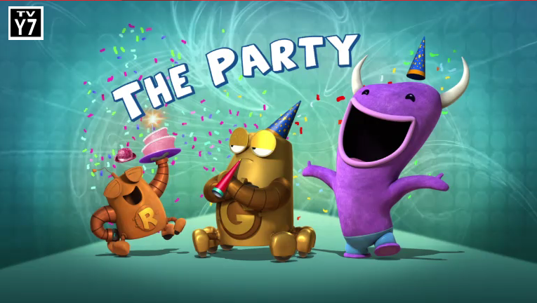 an image title card for the episode 'The Party'