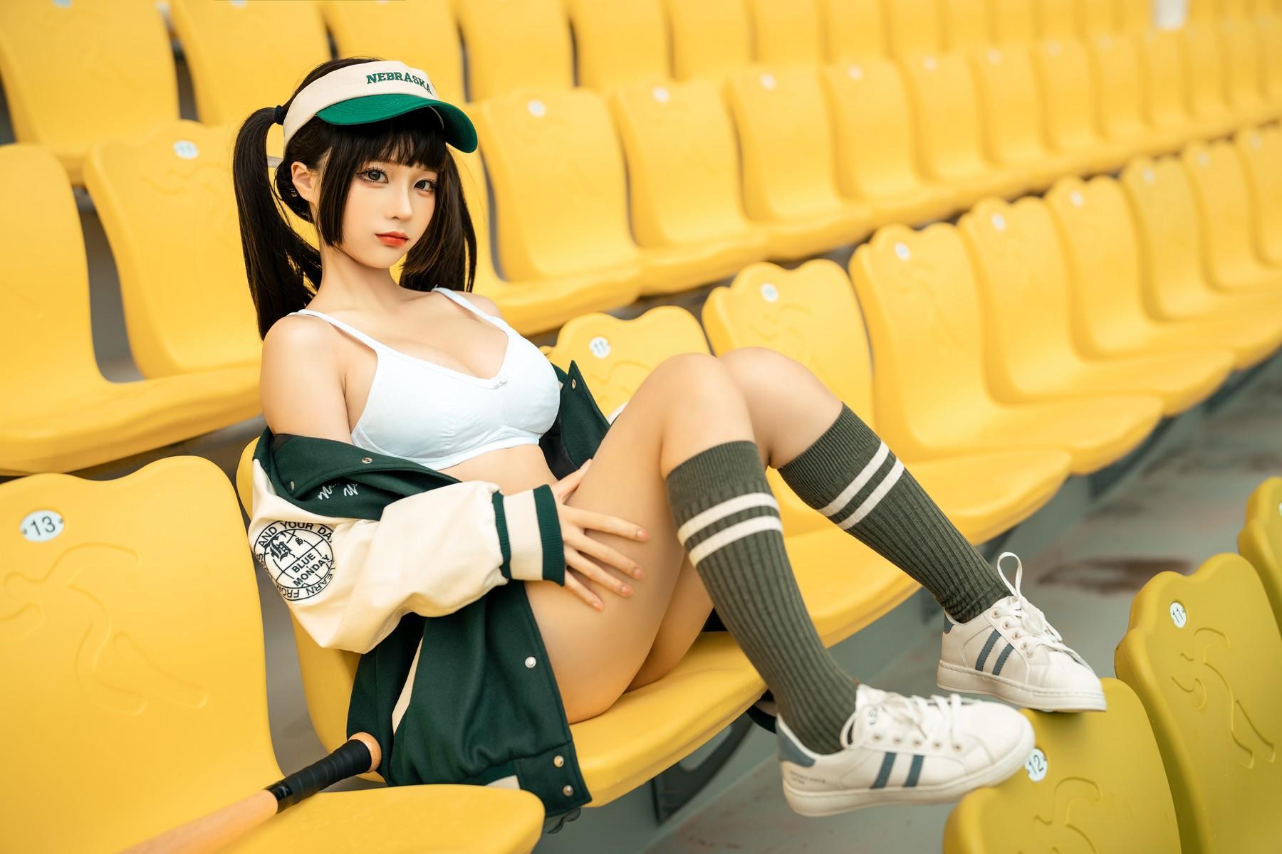 Cosplay 蠢沫沫 Chunmomo 棒球女孩 Baseball Girl Vol.01(18)