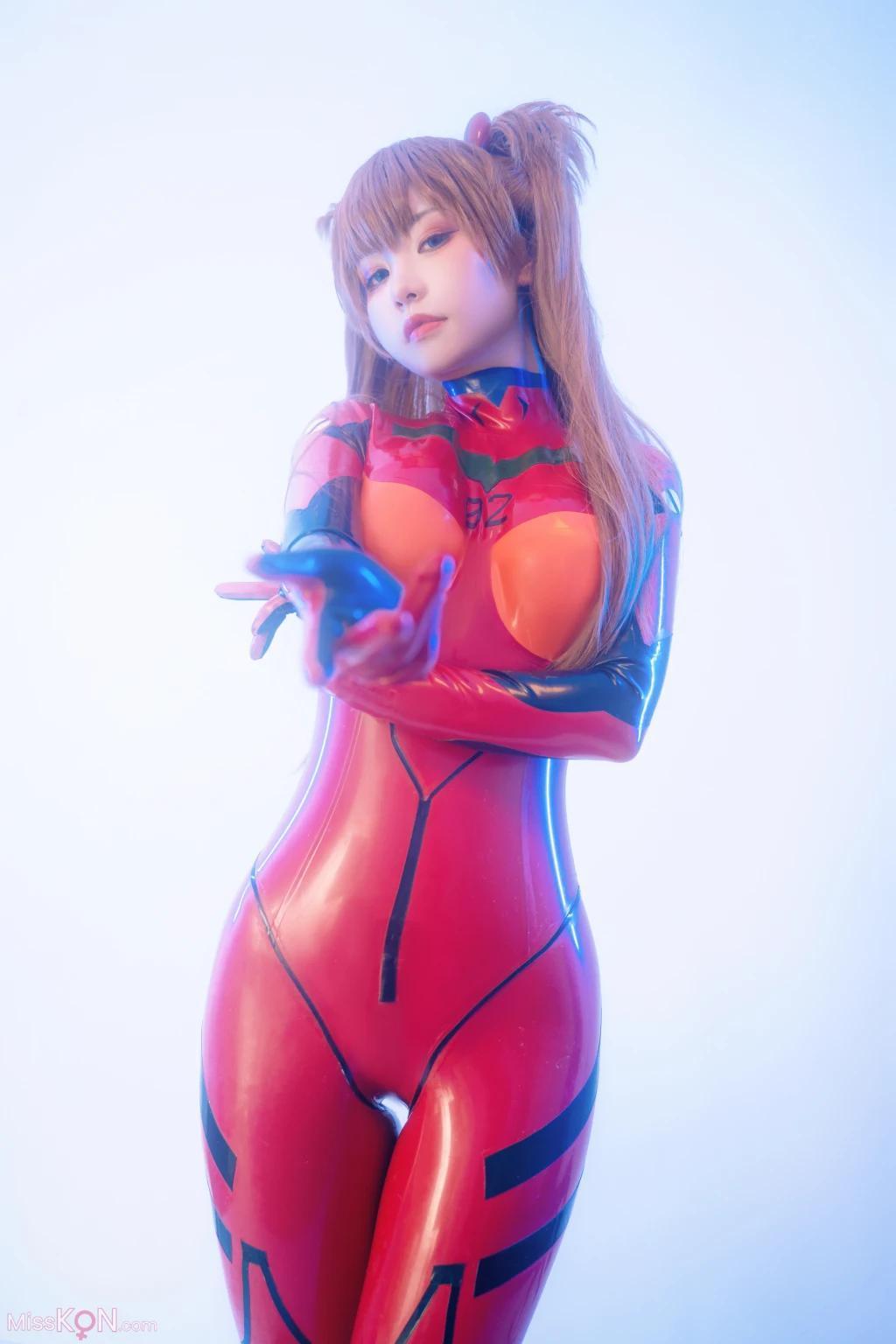 Coser@爆机少女喵小吉 (Nekokoyoshi): 明日香 人类补奸计划 (80 photos )(67)