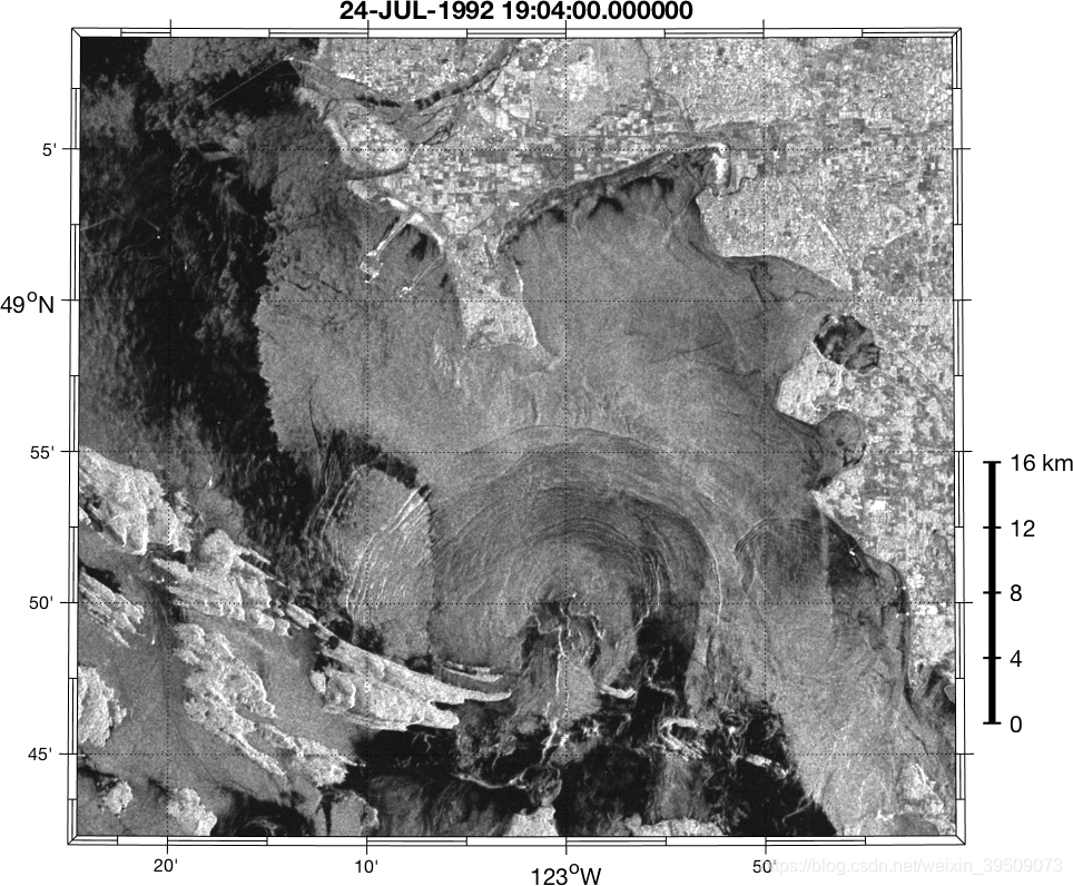 SAR image of internal waves (HDF-5 format)