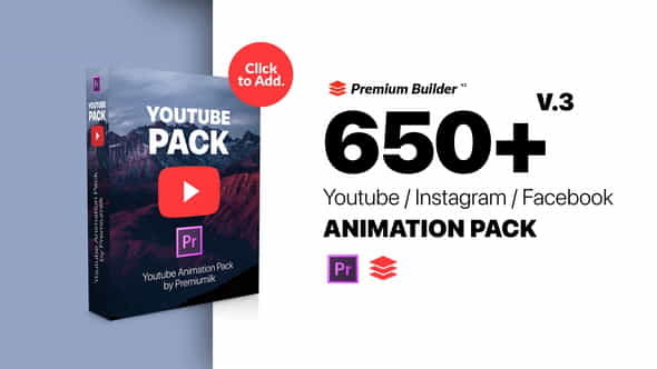 Youtube Pack - MOGRTs for - VideoHive 25854755