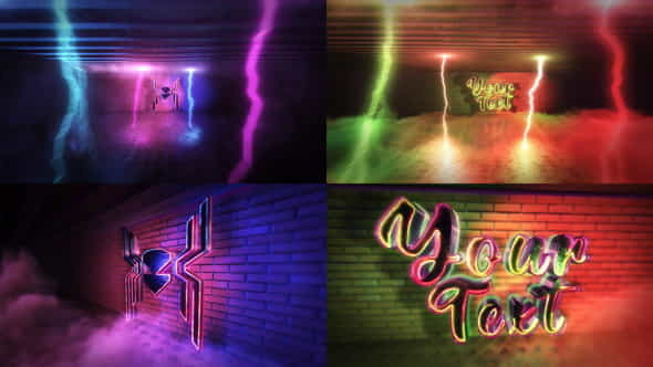 Super Neon Logo - VideoHive 29662971