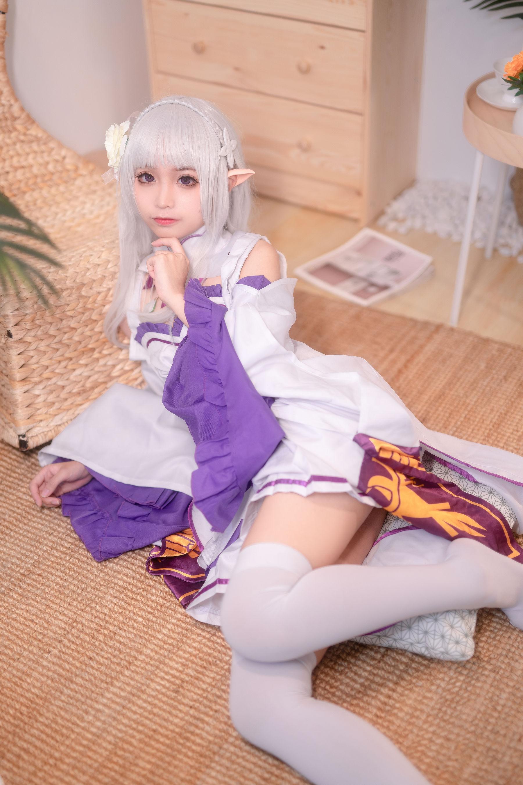 [美女Coser] 蠢沫沫 《艾米利亚》 写真集(11)