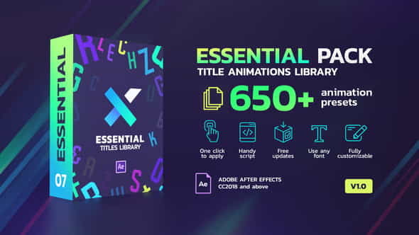 TypeX - Essential Pack: Title - VideoHive 25736756