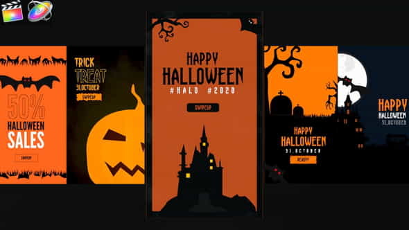 Halloween Instagram Stories - VideoHive 33590624